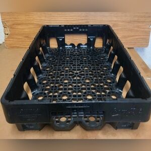 Coca-Cola Soda Black Plastic Carrying Crate